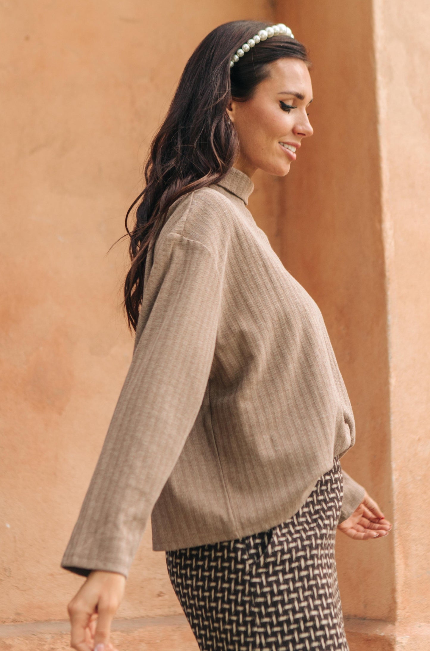 Bower Sweater in Taupe