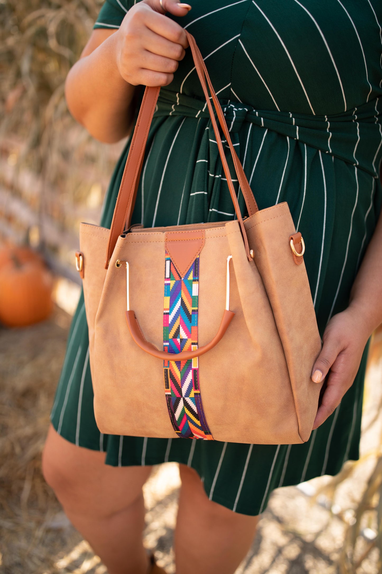 City Chic Tote in Camel