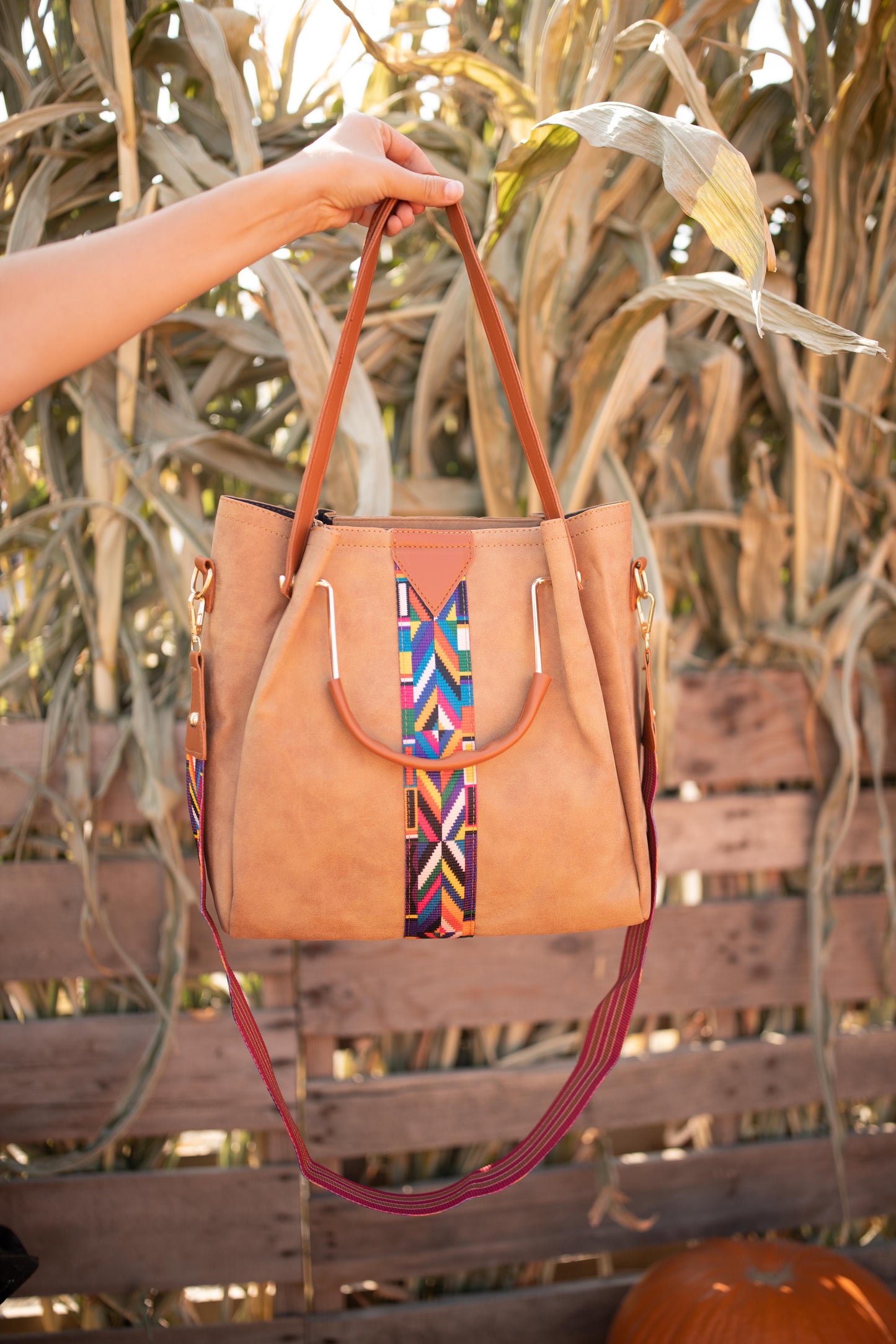 City Chic Tote in Camel