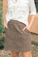 Elly Tweed Skirt in Hazlenut