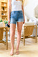 Perry High Rise Pull On Denim Judy Blue Shorts