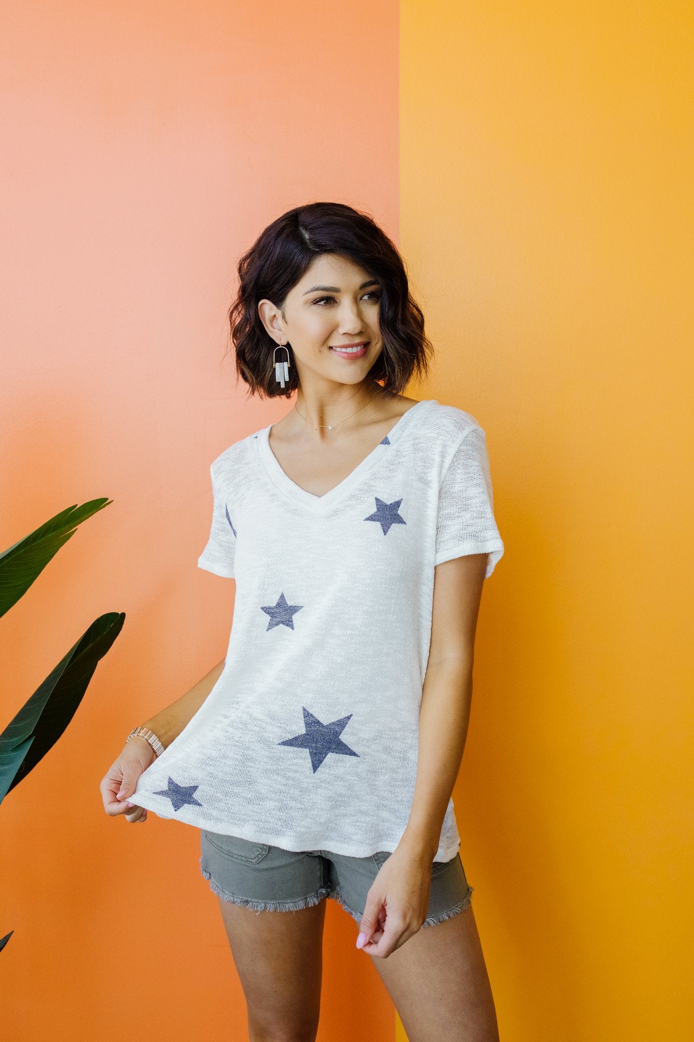 Wish Upon A Star Top In White