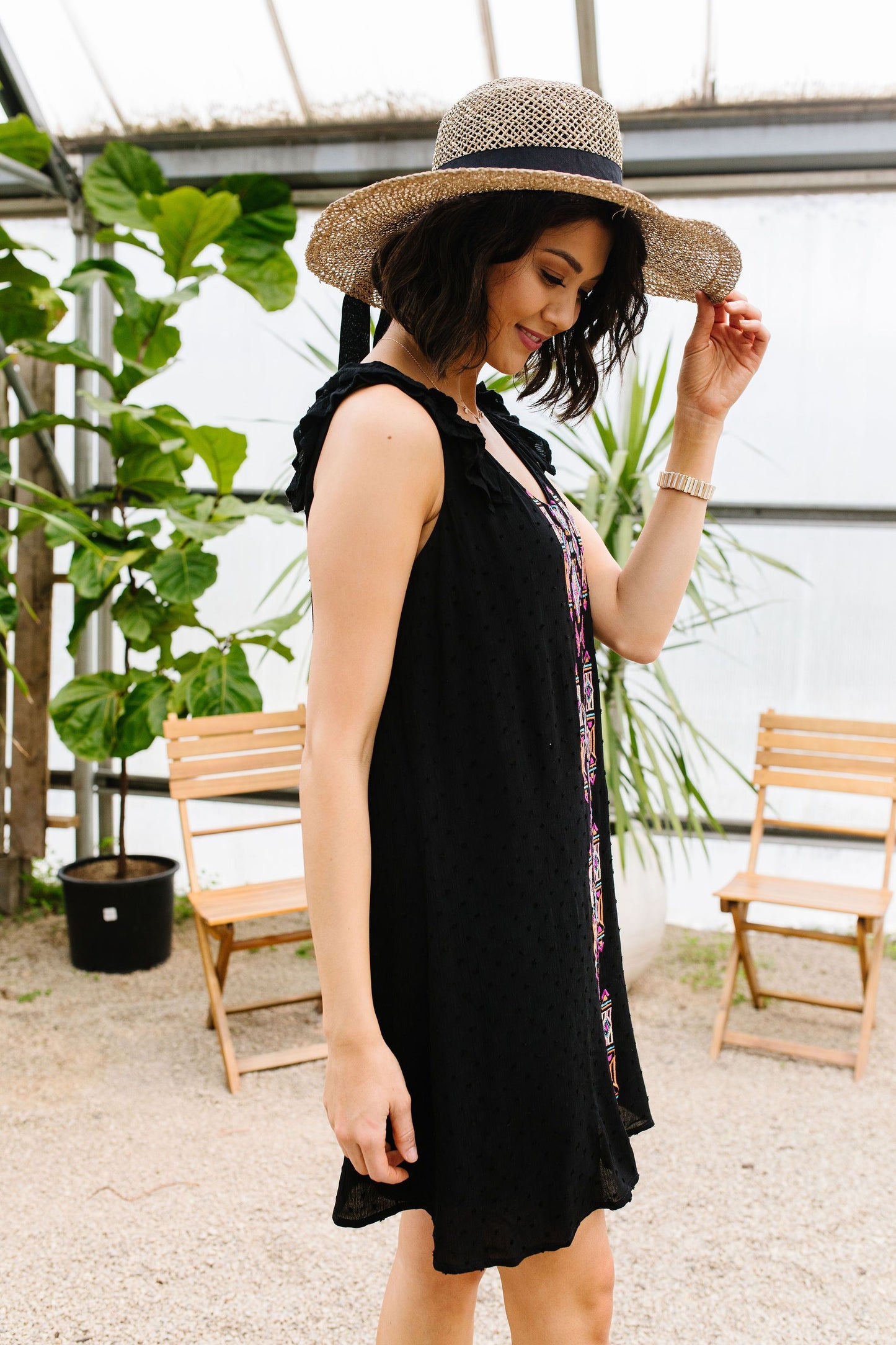 As You Like It Embroidered Dress