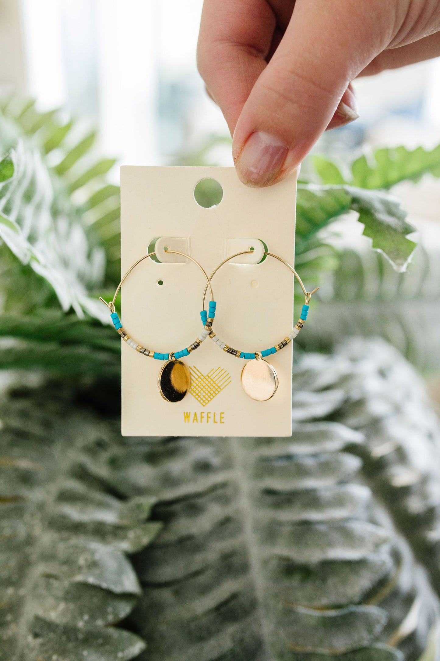 Circle Of Life Earrings In Turquoise