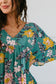 Feel The Teal Floral Blouse - 6/2/2020