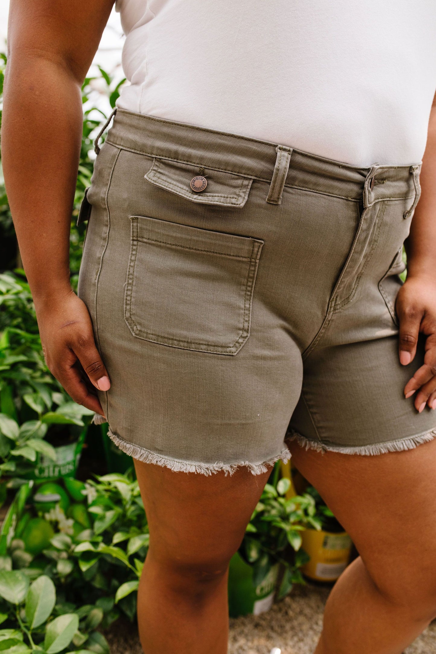 Home Front Patch Pocket Shorts