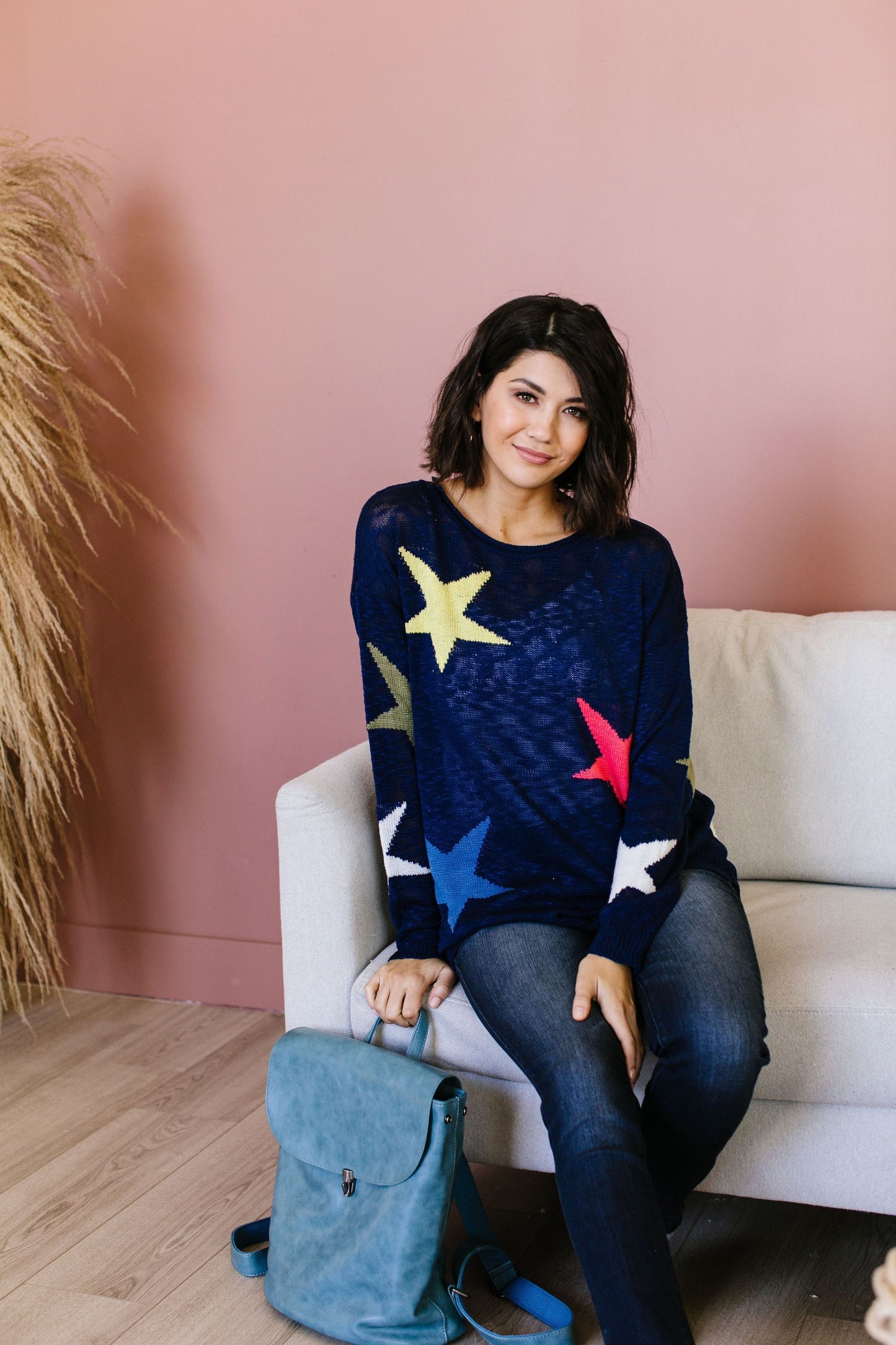 Starring You Sweater In Navy